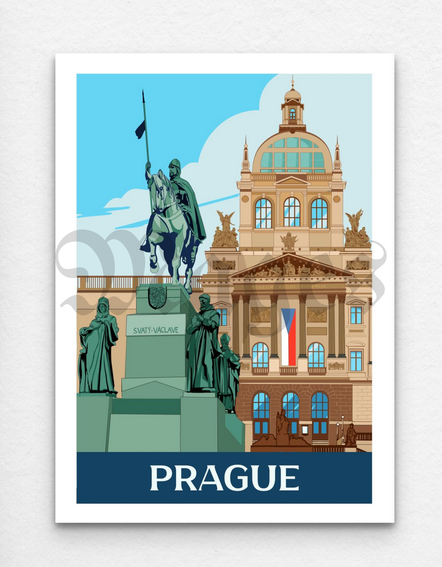 Poster Wenceslas Square