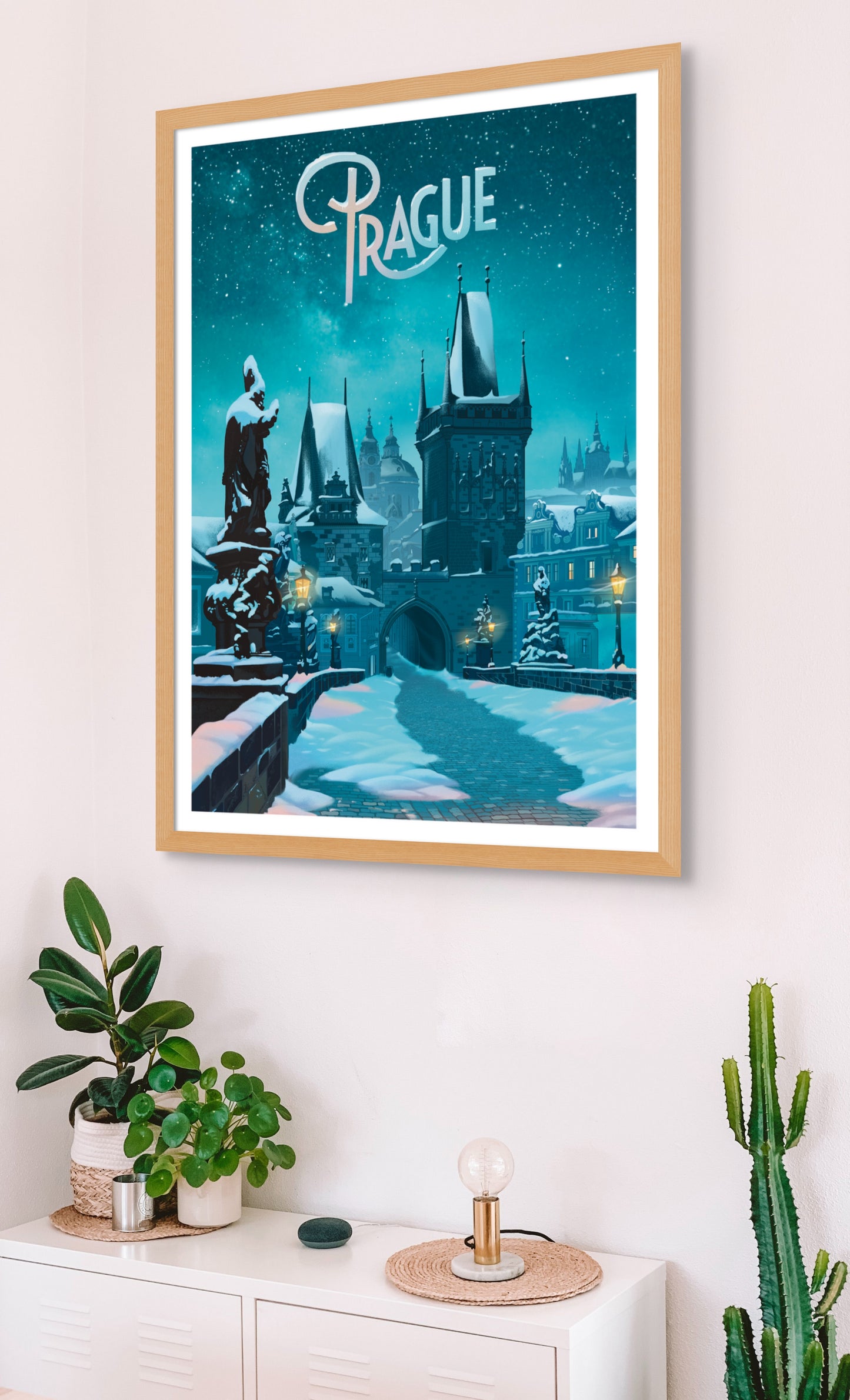Poster Winter Charles Bridge