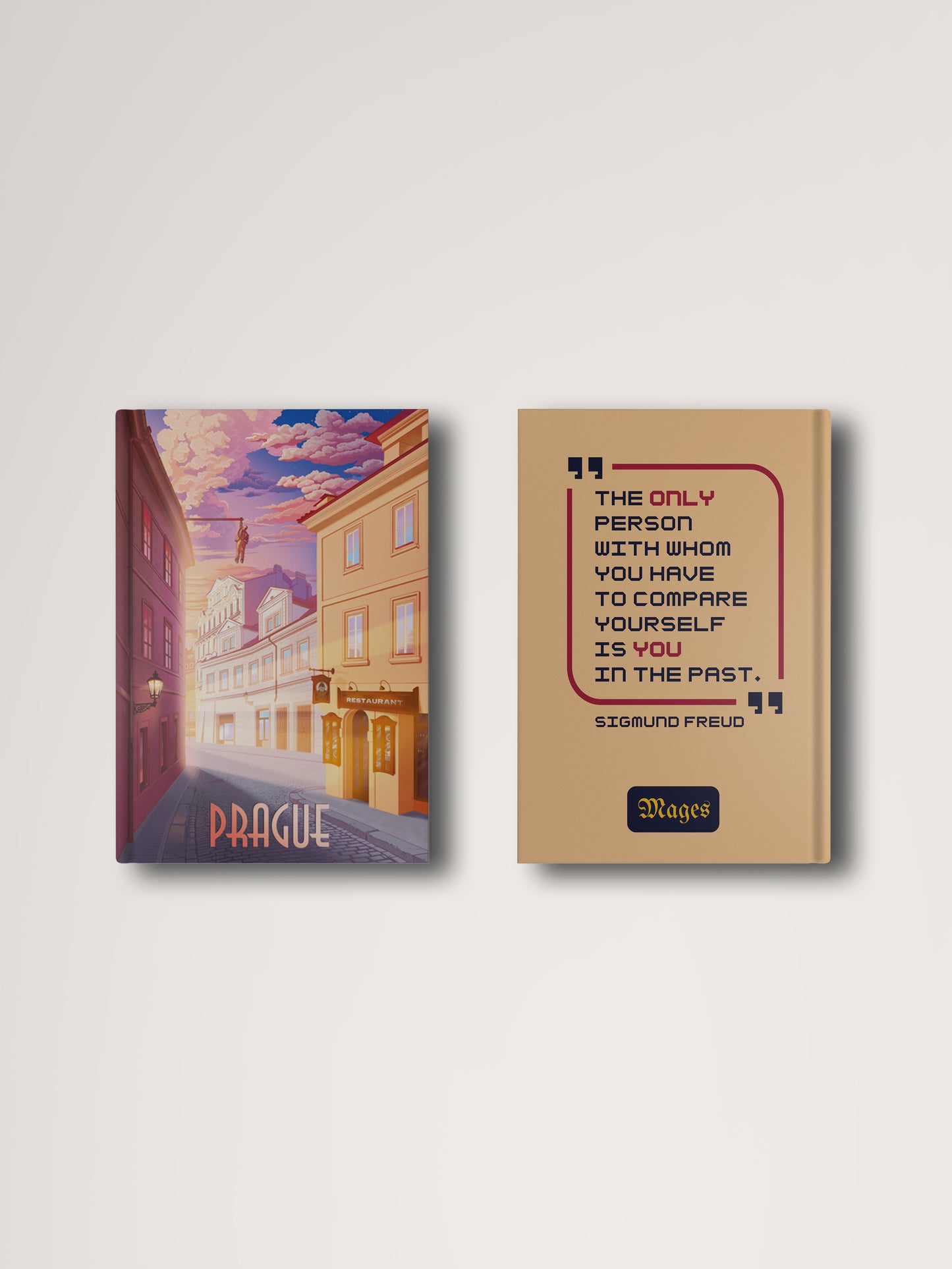 Notebook Dawn on Husova Street