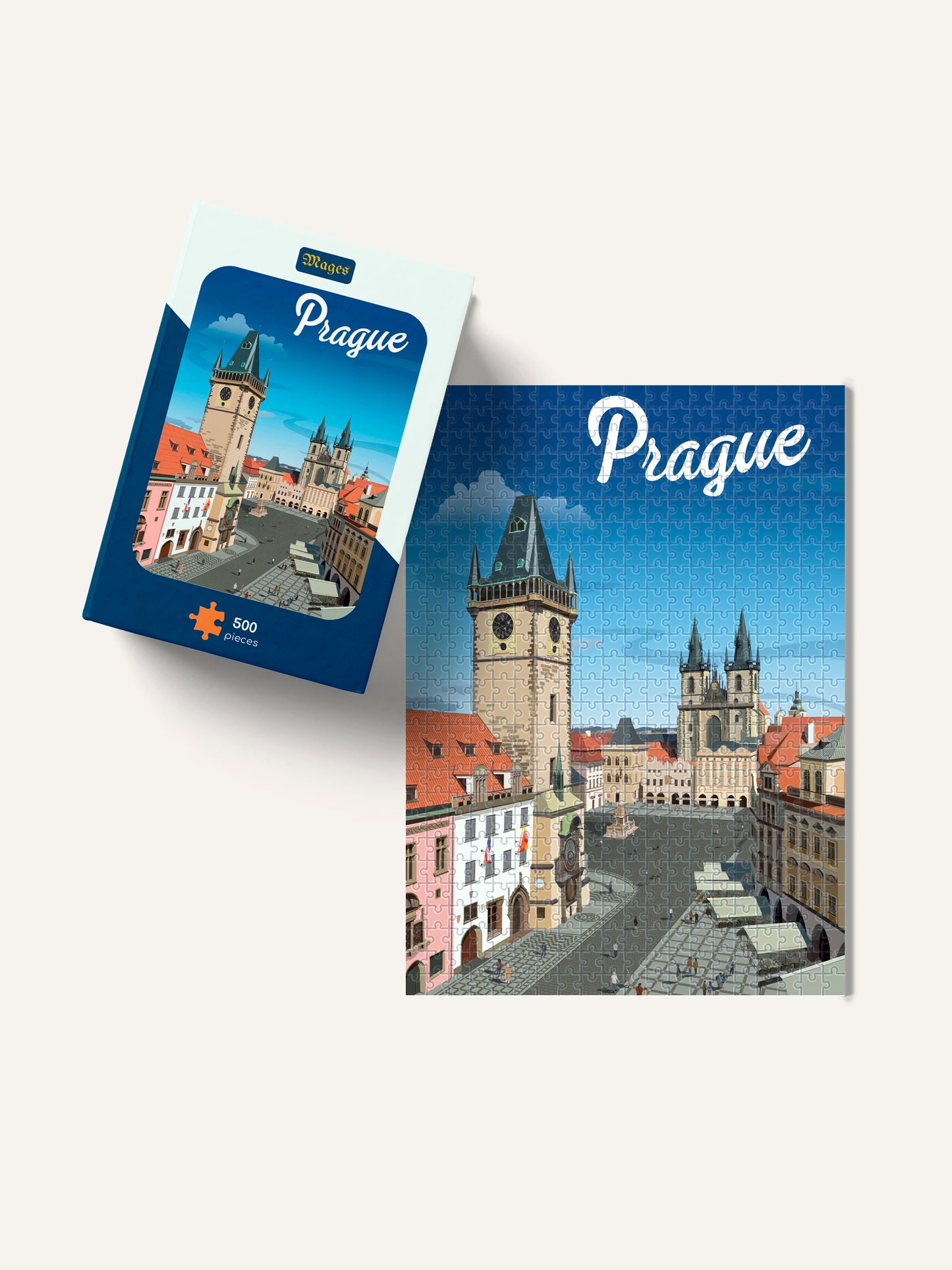 Puzzle 500 piece - Old Town Square