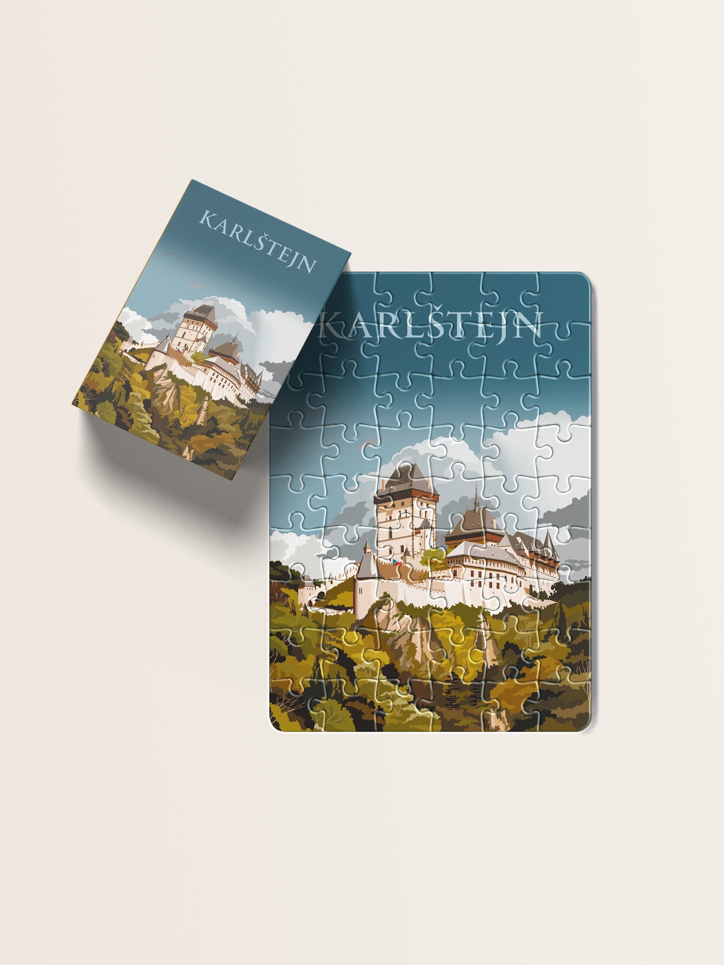 Puzzle 54 piece - Karlstejn Castle
