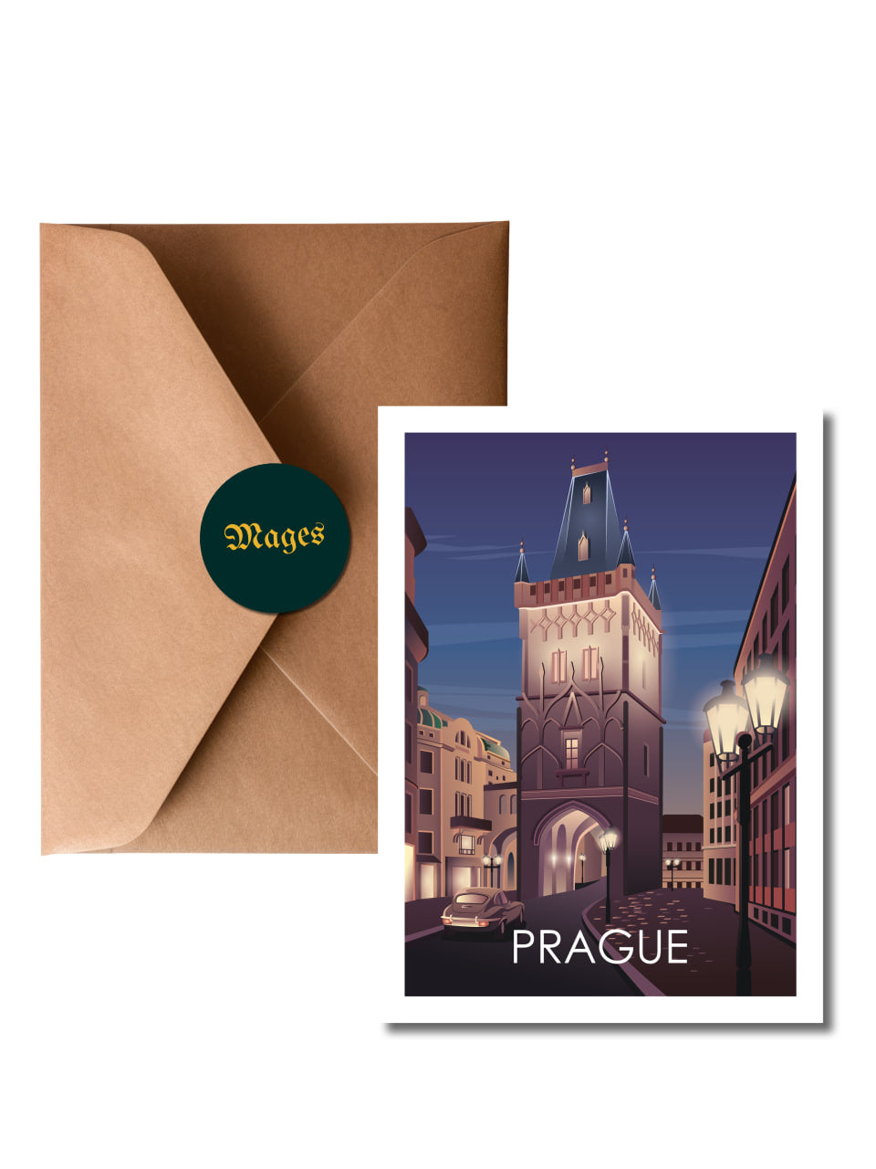 Postcard Powder Tower