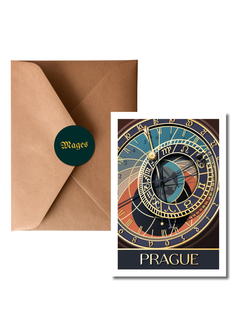 Postcard Astronomical Clock