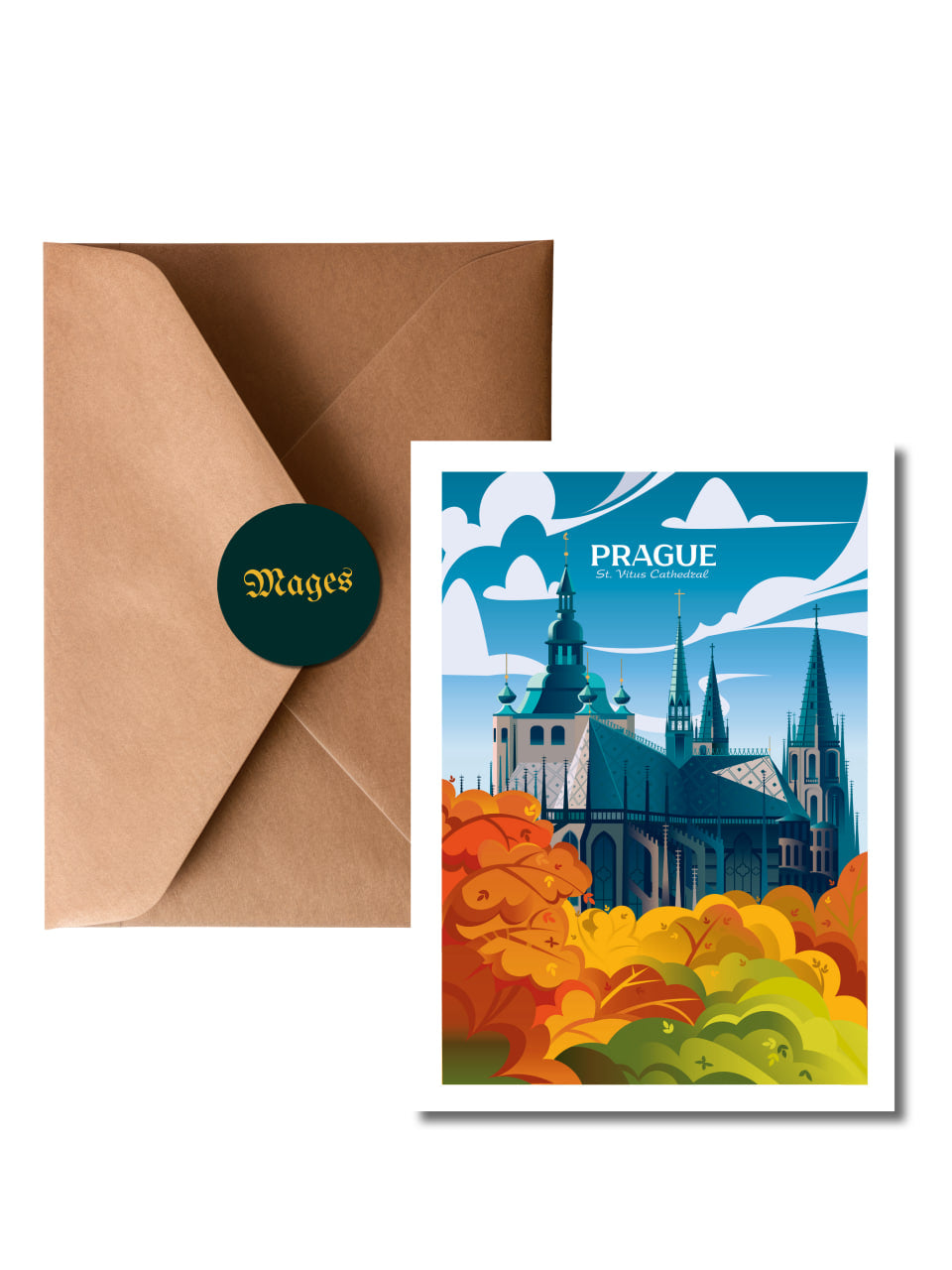 Postcard St. Vitus Cathedral