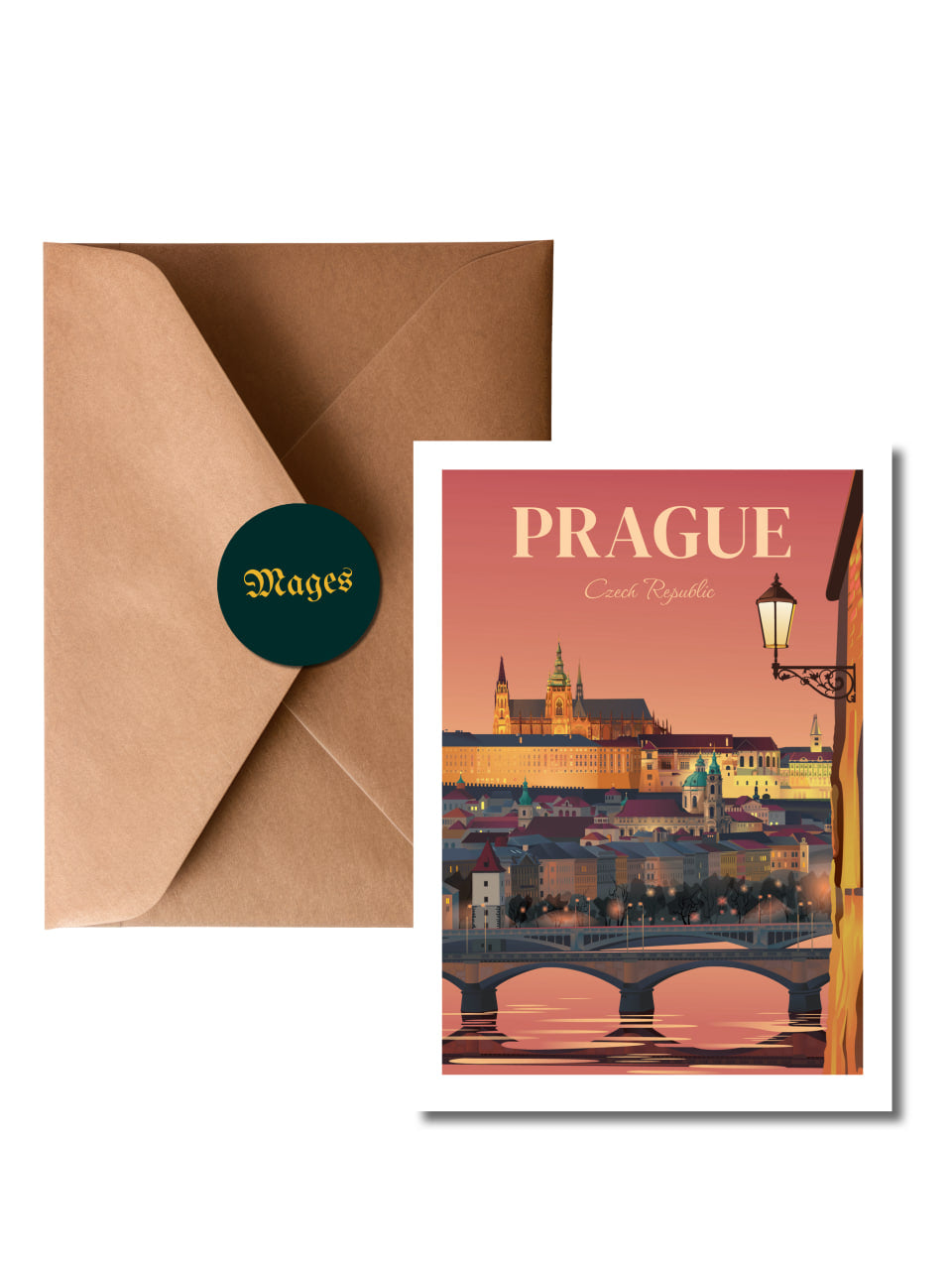 Postcard Prague Castle II